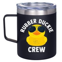 Rubber Duckie Crew retro Rubber Duck 12oz Stainless Steel Coffee Mug