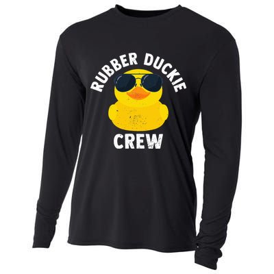 Rubber Duckie Crew retro Rubber Duck Cooling Performance Long Sleeve Crew