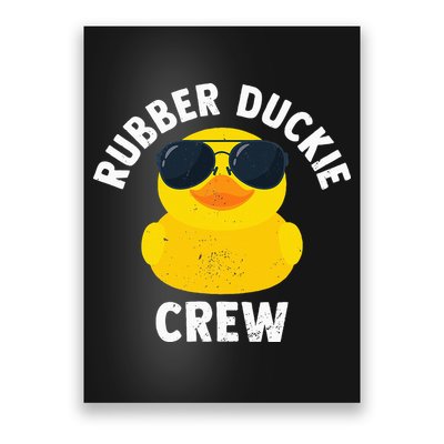 Rubber Duckie Crew retro Rubber Duck Poster