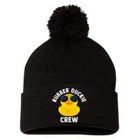 Rubber Duckie Crew retro Rubber Duck Pom Pom 12in Knit Beanie