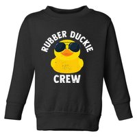 Rubber Duckie Crew retro Rubber Duck Toddler Sweatshirt