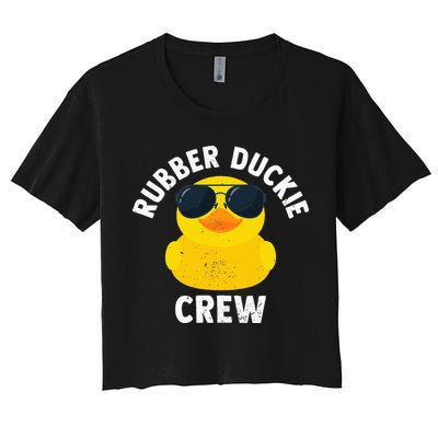 Rubber Duckie Crew retro Rubber Duck Crop Top