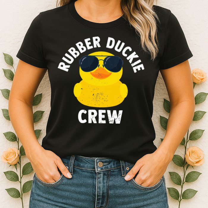 Rubber Duckie Crew retro Rubber Duck Womens T-Shirt
