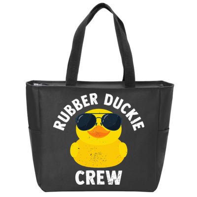 Rubber Duckie Crew retro Rubber Duck Zip Tote Bag