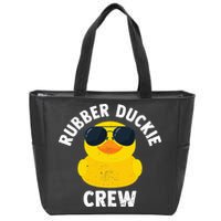 Rubber Duckie Crew retro Rubber Duck Zip Tote Bag
