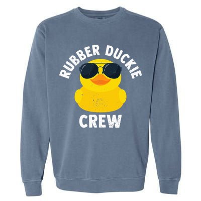 Rubber Duckie Crew retro Rubber Duck Garment-Dyed Sweatshirt