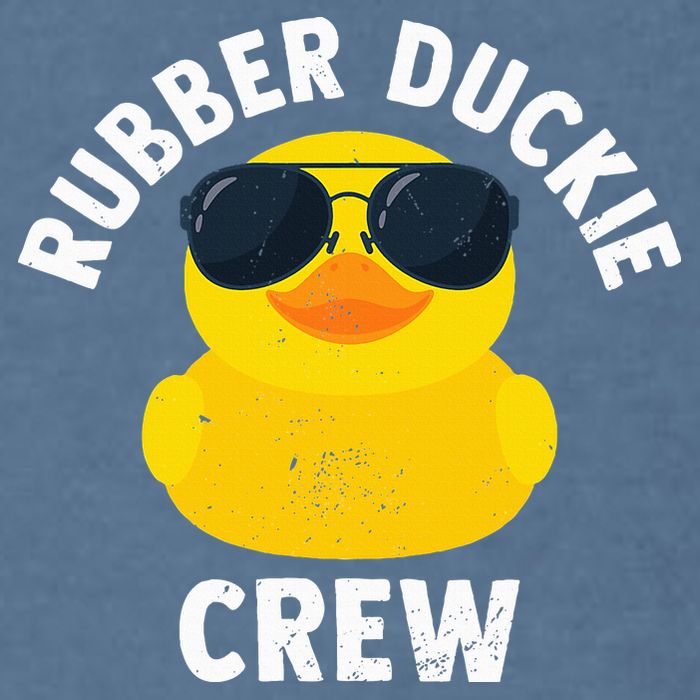Rubber Duckie Crew retro Rubber Duck Garment-Dyed Sweatshirt