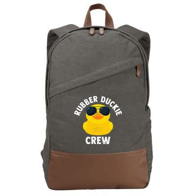 Rubber Duckie Crew retro Rubber Duck Cotton Canvas Backpack