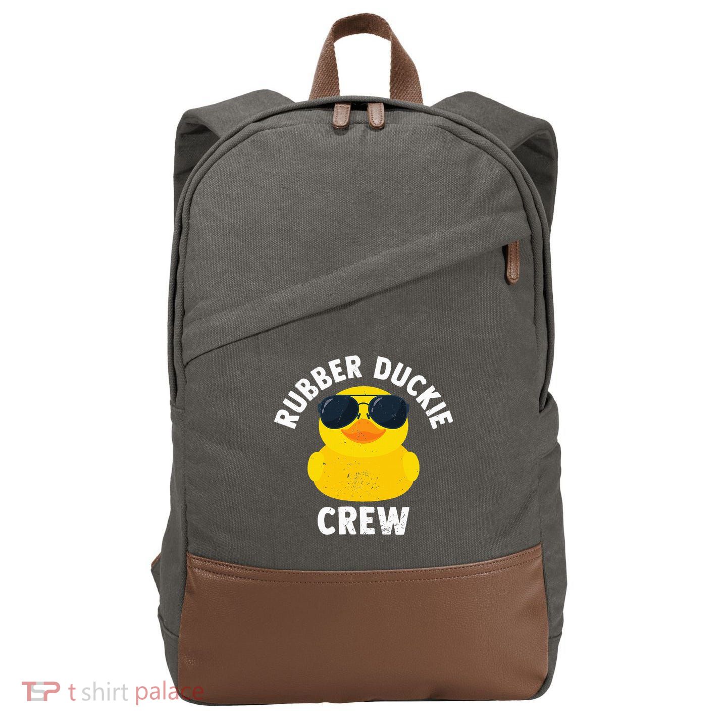 Rubber Duckie Crew retro Rubber Duck Cotton Canvas Backpack
