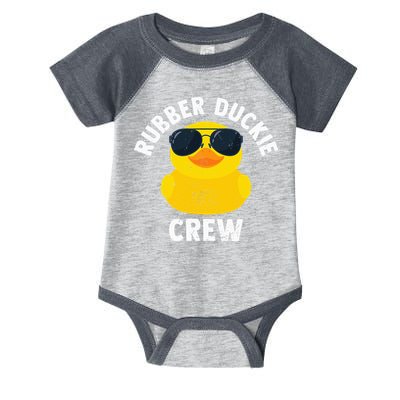 Rubber Duckie Crew retro Rubber Duck Infant Baby Jersey Bodysuit