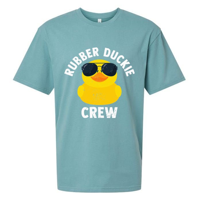 Rubber Duckie Crew retro Rubber Duck Sueded Cloud Jersey T-Shirt