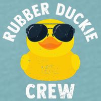 Rubber Duckie Crew retro Rubber Duck Sueded Cloud Jersey T-Shirt
