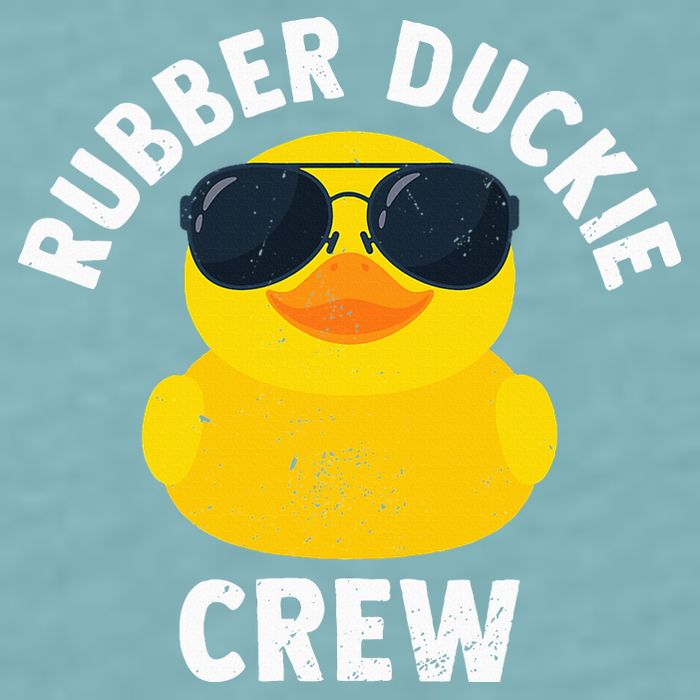 Rubber Duckie Crew retro Rubber Duck Sueded Cloud Jersey T-Shirt