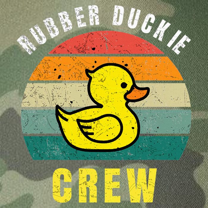 Rubber Duckie Crew Funny Rubber Duck Legacy Tie Dye Trucker Hat