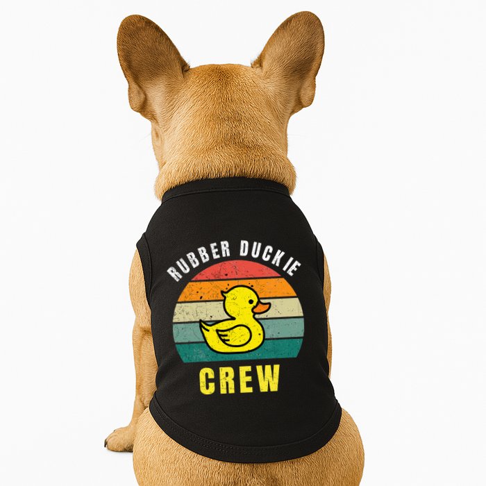 Rubber Duckie Crew Funny Rubber Duck Doggie Tank