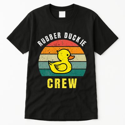Rubber Duckie Crew Funny Rubber Duck Tall T-Shirt