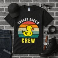 Rubber Duckie Crew Funny Rubber Duck Tall T-Shirt