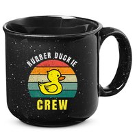Rubber Duckie Crew Funny Rubber Duck 15oz Campfire Ceramic Mug