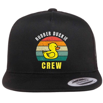 Rubber Duckie Crew Funny Rubber Duck Flatbill Hat