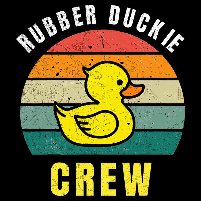 Rubber Duckie Crew Funny Rubber Duck 16 in Basic Backpack