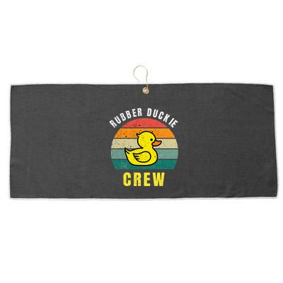 Rubber Duckie Crew Funny Rubber Duck Large Microfiber Waffle Golf Towel