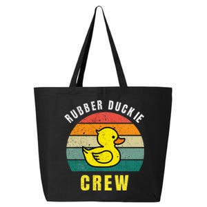 Rubber Duckie Crew Funny Rubber Duck 25L Jumbo Tote