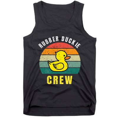 Rubber Duckie Crew Funny Rubber Duck Tank Top