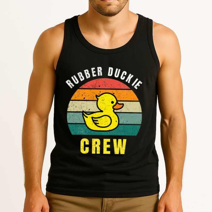 Rubber Duckie Crew Funny Rubber Duck Tank Top