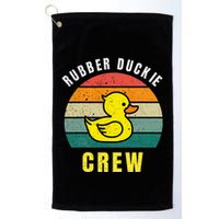 Rubber Duckie Crew Funny Rubber Duck Golf Towel