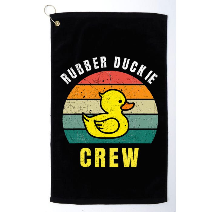 Rubber Duckie Crew Funny Rubber Duck Golf Towel
