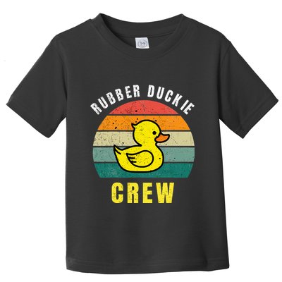 Rubber Duckie Crew Funny Rubber Duck Toddler T-Shirt