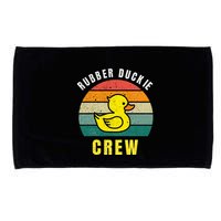 Rubber Duckie Crew Funny Rubber Duck Microfiber Hand Towel