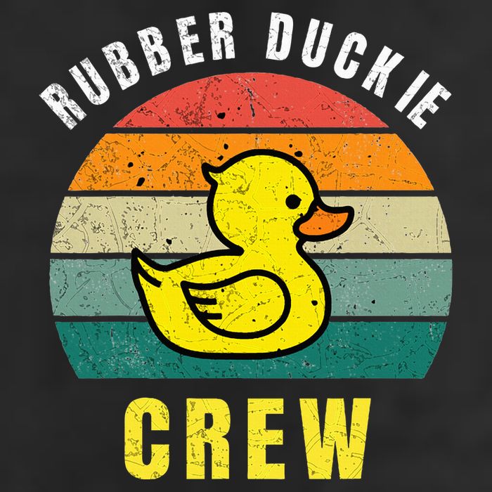 Rubber Duckie Crew Funny Rubber Duck Microfiber Hand Towel