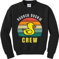 Rubber Duckie Crew Funny Rubber Duck Kids Sweatshirt