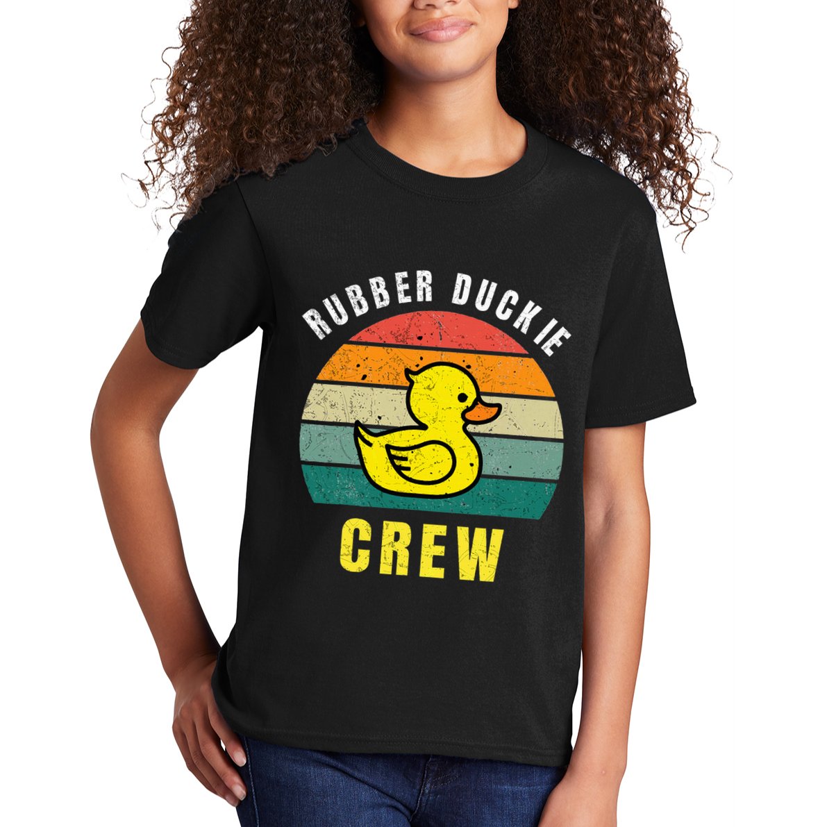 Rubber Duckie Crew Funny Rubber Duck Kids T-Shirt