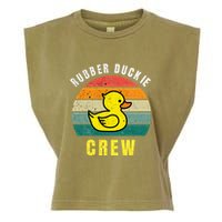 Rubber Duckie Crew Funny Rubber Duck Garment-Dyed Women's Muscle Tee