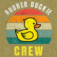 Rubber Duckie Crew Funny Rubber Duck Garment-Dyed Women's Muscle Tee