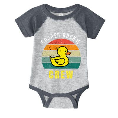 Rubber Duckie Crew Funny Rubber Duck Infant Baby Jersey Bodysuit