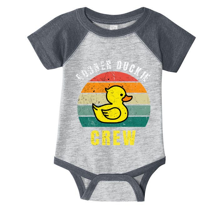 Rubber Duckie Crew Funny Rubber Duck Infant Baby Jersey Bodysuit