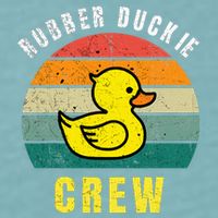 Rubber Duckie Crew Funny Rubber Duck Sueded Cloud Jersey T-Shirt