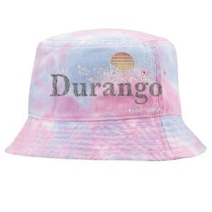 Retro Durango Colorado Mountain Tie-Dyed Bucket Hat