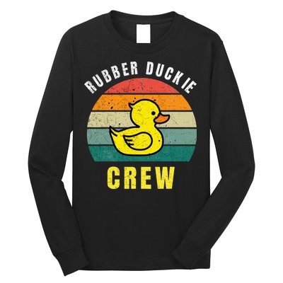 Rubber Duckie Crew Funny Rubber Duck Long Sleeve Shirt