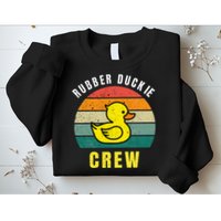 Rubber Duckie Crew Funny Rubber Duck Sweatshirt