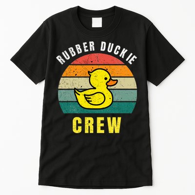 Rubber Duckie Crew Funny Rubber Duck Tall T-Shirt