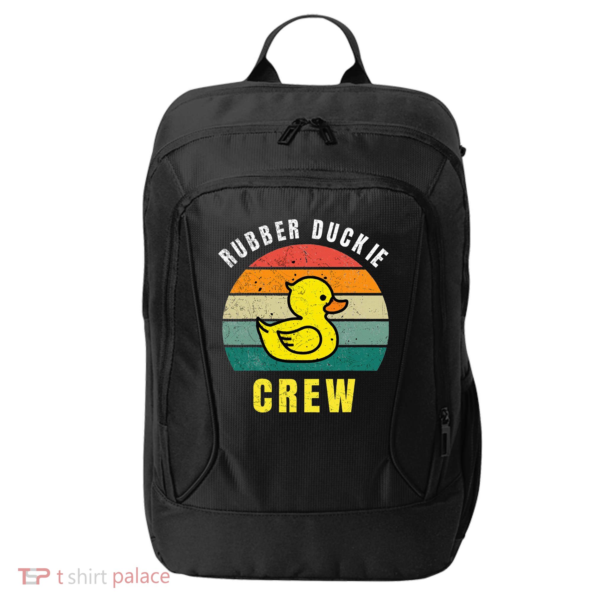Rubber Duckie Crew Funny Rubber Duck City Backpack