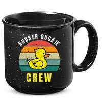 Rubber Duckie Crew Funny Rubber Duck 15oz Campfire Ceramic Mug