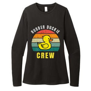 Rubber Duckie Crew Funny Rubber Duck Womens CVC Long Sleeve Shirt