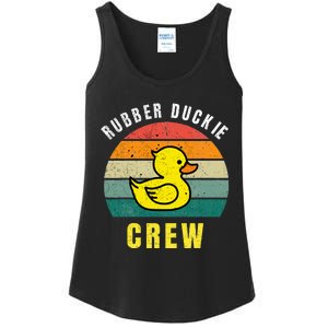 Rubber Duckie Crew Funny Rubber Duck Ladies Essential Tank