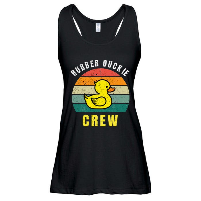 Rubber Duckie Crew Funny Rubber Duck Ladies Essential Flowy Tank