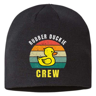 Rubber Duckie Crew Funny Rubber Duck Sustainable Beanie